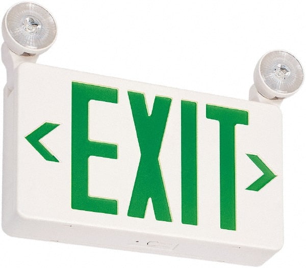 Philips - Combination Exit Signs Mounting Type: Ceiling Mount; Wall Mount Number of Faces: 1 - All Tool & Supply