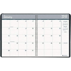 House of Doolittle - 24 Sheet, 6-7/8 x 8-3/4", Monthly Planner - Black - All Tool & Supply