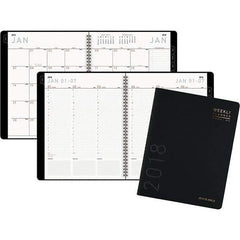 AT-A-GLANCE - 160 Sheet, 8-1/4 x 10-7/8", Weekly/Monthly Planner - Black - All Tool & Supply