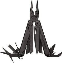 Leatherman - 1 Piece, Multi-Tool Set with 18 Functions - Black, 4" Closed Length - All Tool & Supply