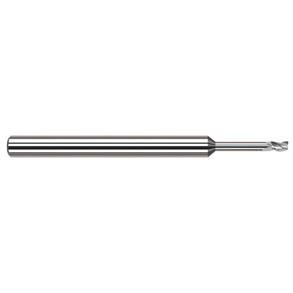 Harvey Tool - Square End Mills; Mill Diameter (Inch): 1/8 ; Mill Diameter (Decimal Inch): 0.1250 ; Length of Cut (Inch): 3/16 ; Length of Cut (Decimal Inch): 0.1870 ; Material: Solid Carbide ; Finish/Coating: Uncoated - Exact Industrial Supply