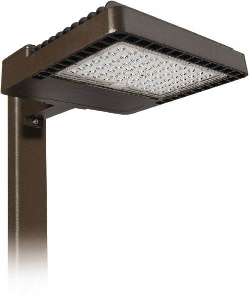 Philips - 200 Watt LED Area Light - Clear Glass Lens, Mogul Base, Pole Mount, 120 to 277 Volts, IP66 Ingress Protection, 19.4" Long x 4.3" High x 13.6" Wide - All Tool & Supply