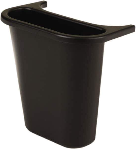 Rubbermaid - 14 Qt Black Rectangle Recycling Container - 297mm High x 269.24mm Long x 185.42mm Wide - All Tool & Supply