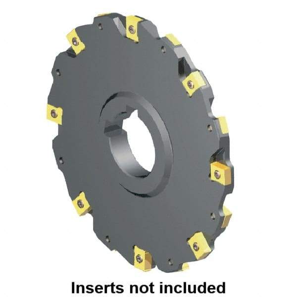 Kennametal - Arbor Hole Connection, 0.315" Cutting Width, 0.8661" Depth of Cut, 100mm Cutter Diam, 1.2598" Hole Diam, 5 Tooth Indexable Slotting Cutter - 90° LN Toolholder, LNE 1245... Insert - All Tool & Supply