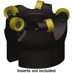 Kennametal - 52mm Cut Diam, 5mm Max Depth, 22mm Arbor Hole, 6 Inserts, RN.J 10T3... Insert Style, Indexable Copy Face Mill - KDR Cutter Style, 50mm High, Series Rodeka - All Tool & Supply