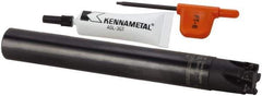 Kennametal - 20mm Cut Diam, 6.93mm Max Depth of Cut, 20mm Shank Diam, 110mm OAL, Indexable Square Shoulder End Mill - EDPT 0703.. Inserts, Cylindrical Shank, 0° Lead Angle, Through Coolant, Series Mill 1-07 - All Tool & Supply