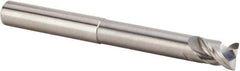 Kennametal - 1/2", 2 Flute, Single End, Solid Carbide, Corner Radius End Mill - 6" OAL, 45° Helix, Right Hand Flute, 5/8" LOC, Right Hand Cut, 3-3/8" Extended Reach - All Tool & Supply