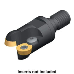 Kennametal - 24mm Cutting Diam, 0.9449" Max Depth of Cut, Modular Connection Indexable Copy End Mill - 2 Inserts, RD.. 12T3.. Insert - All Tool & Supply