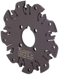 Kennametal - Arbor Hole Connection, 0.164" Cutting Width, 1-1/16" Depth of Cut, 4" Cutter Diam, 1" Hole Diam, 9 Tooth Indexable Slotting Cutter - KVNS Toolholder, OD 4158.. Insert - All Tool & Supply