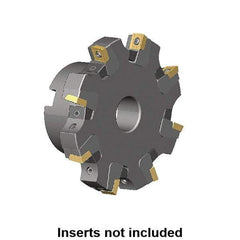 Kennametal - Shell Mount Connection, 0.461" Cutting Width, 1.2564" Depth of Cut, 125mm Cutter Diam, 1.2598" Hole Diam, 8 Tooth Indexable Slotting Cutter - KSSM Toolholder, SD.T 1204.. Insert, Right Hand Cutting Direction - All Tool & Supply