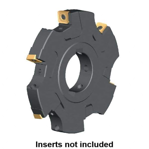 Kennametal - Arbor Hole Connection, 0.359" Cutting Width, 2.042" Depth of Cut, 160mm Cutter Diam, 1.5748" Hole Diam, 10 Tooth Indexable Slotting Cutter - KSSM Toolholder, SP.T 10T3.. Insert, Left Hand Cutting Direction - All Tool & Supply