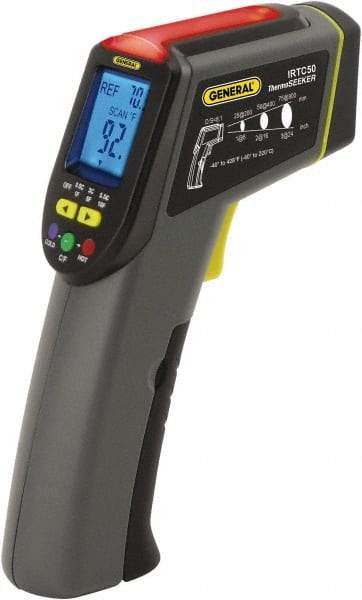 General - -40 to 220°C (-40 to 428°F) Infrared Thermometer - 8:1 Distance to Spot Ratio - All Tool & Supply