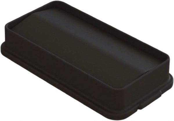 O-Cedar - Rectangle Lid for Use with 23 Gal Rectangular Trash Cans - Black, Plastic, For O-Cedar 6823 - All Tool & Supply