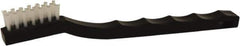 O-Cedar - 1/2" Bristle Length, Nylon Cleaning & Finishing Brush - 1" Wide Head, 7" OAL, Black, Plastic Block - All Tool & Supply