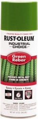 Rust-Oleum - Green Rebar, Gloss, Rebar Coating Spray Paint - 8 Sq Ft per Can, 12 oz Container - All Tool & Supply