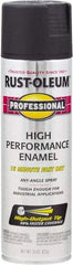 Rust-Oleum - Black, Flat, Rust Proof Enamel Spray Paint - 14 Sq Ft per Can, 15 oz Container, Use on Multipurpose - All Tool & Supply