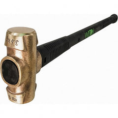 Wilton - Non-Sparking Hammers Tool Type: Brass Hammer Head Material: Brass - All Tool & Supply