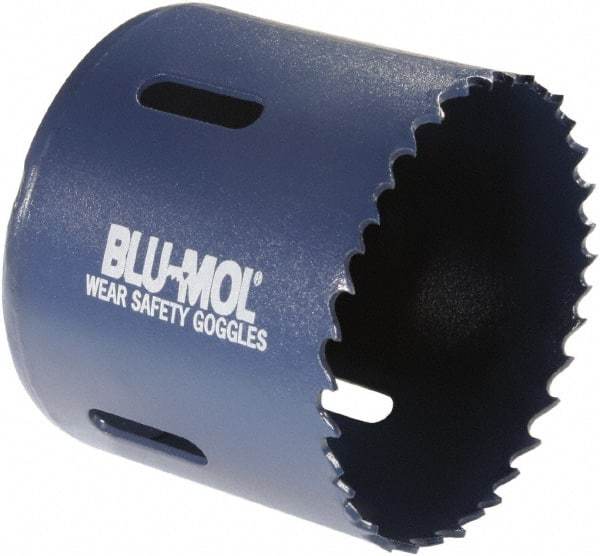 Disston - 55mm Diam, 1-7/8" Cutting Depth, Hole Saw - Bi-Metal Saw, Toothed Edge - All Tool & Supply