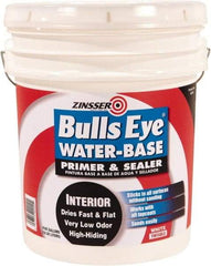 Rust-Oleum - 5 Gal White Water-Based Acrylic Enamel Primer - 1000 Sq Ft Coverage, <100 gL Content, Quick Drying, Interior/Exterior - All Tool & Supply