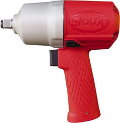 Sioux Tools - 1/2" Drive, 11,000 RPM, 780 Ft/Lb Torque Impact Wrench - Pistol Grip Handle, 1,250 IPM, 4 CFM, 90 psi, 1/4" Inlet - All Tool & Supply