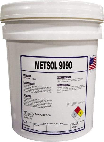 Metalloid - Metsol 9090, 55 Gal Drum Cutting Fluid - Water Soluble - All Tool & Supply