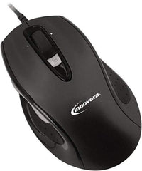 innovera - Black Mouse - Use with Mac OS X 10.4-10.7, Windows 98SE, Windows 2000, Windows XP, Windows Vista, 7 - All Tool & Supply