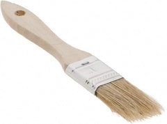 Weiler - 1" Flat Hog Chip Brush - 1-1/2" Bristle Length, 7-1/2" Wood Beavertail Handle - All Tool & Supply