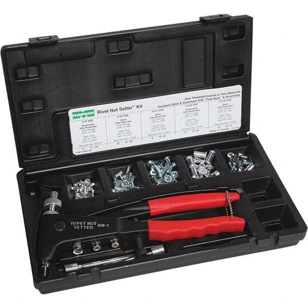 Marson - Riveter Kits Type: Manual Rivet Nut Tool Kit Minimum Size (Inch): #8 - All Tool & Supply