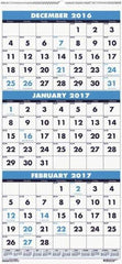 House of Doolittle - 7 Sheet, 8 x 17", Wall Calendar - All Tool & Supply