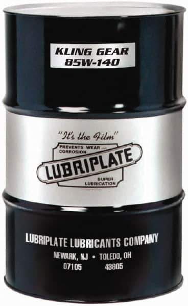 Lubriplate - 55 Gal Drum, Mineral Gear Oil - 40°F to 290°F, 1866 SUS Viscosity at 100°F, 140 SUS Viscosity at 210°F, ISO 460 - All Tool & Supply