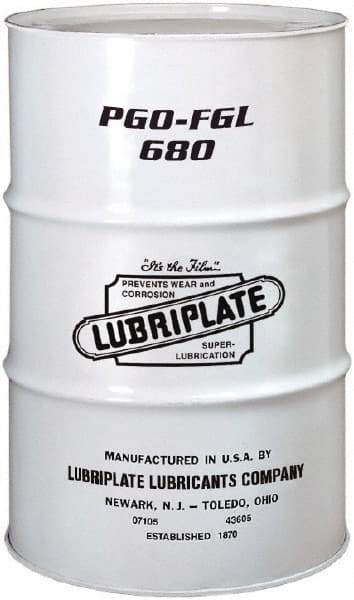 Lubriplate - 55 Gal Drum, Synthetic Gear Oil - 23°F to 449°F, 725 St Viscosity at 40°C, 122 St Viscosity at 100°C, ISO 680 - All Tool & Supply