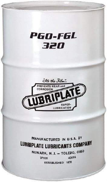 Lubriplate - 55 Gal Drum, Synthetic Gear Oil - 12°F to 440°F, 339 St Viscosity at 40°C, 61 St Viscosity at 100°C, ISO 320 - All Tool & Supply