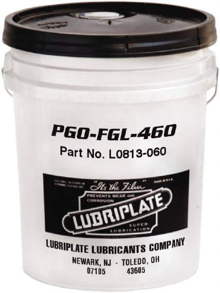 Lubriplate - 5 Gal Pail, Synthetic Gear Oil - 17°F to 443°F, 477 St Viscosity at 40°C, 83 St Viscosity at 100°C, ISO 460 - All Tool & Supply