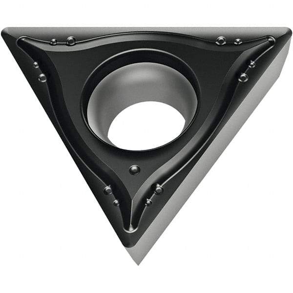 Walter - TPGT21.52 MP4 Grade WPP10S Carbide Turning Insert - 60° Triangle, 1/4" Inscr Circle, 3/32" Thick, 1/32" Corner Radius - All Tool & Supply