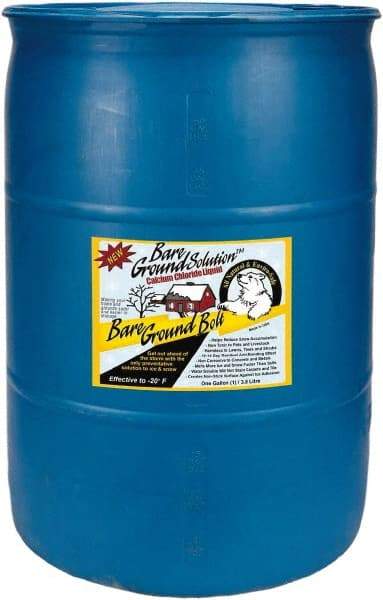 Bare Ground Solutions - 55 Gal Drum Calcium Chloride Liquid - Effective to -20°F - All Tool & Supply