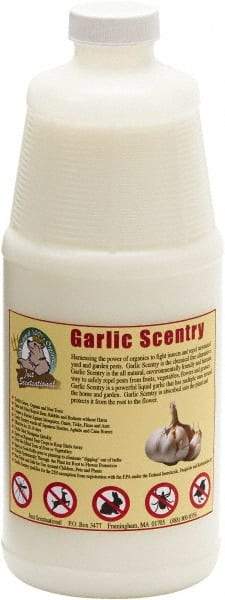 Bare Ground Solutions - Garlic Scentry Quart Bottle Ready to Use Premixed to repel unwanted animals - Garlic Scentry harnesses the power of organics to fight insects and repel unwanted yard and garden pests. - All Tool & Supply