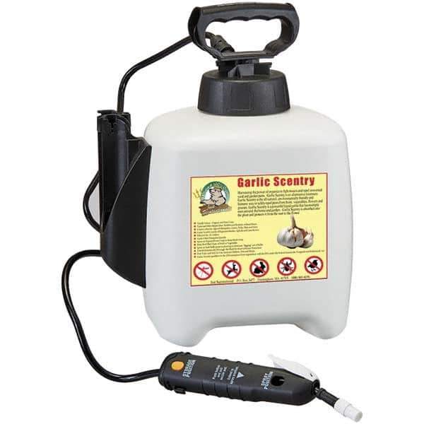 Bare Ground Solutions - Garlic Scentry Gallon Pre-loaded in Pump Sprayer Premix to repel unwanted animals - Garlic Scentry harnesses the power of organics to fight insects and repel unwanted yard and garden pests. - All Tool & Supply