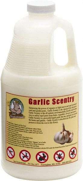 Bare Ground Solutions - Garlic Scentry Half Gallon Bottle Ready to Use Premixed to repel unwanted animals - Garlic Scentry harnesses the power of organics to fight insects and repel unwanted yard and garden pests. - All Tool & Supply