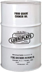 Lubriplate - 55 Gal Drum Mineral Cooker/Sterilizer Oil - SAE 40, ISO 150, 157.27 cSt at 40°C & 15.53 cSt at 100°C, Food Grade - All Tool & Supply