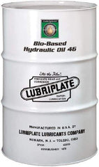 Lubriplate - 55 Gal Drum Botanical Hydraulic Oil - SAE 20, ISO 46, 43.8 cSt at 40°C & 9.67 cSt at 100°C - All Tool & Supply