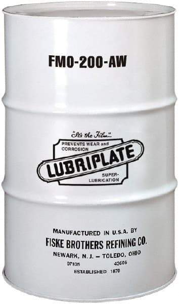 Lubriplate - 55 Gal Drum, Mineral Multipurpose Oil - SAE 10, ISO 46, 46.92 cSt at 40°C, 6.92 cSt at 100°C, Food Grade - All Tool & Supply