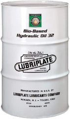 Lubriplate - 55 Gal Drum Botanical Hydraulic Oil - SAE 10, ISO 32, 30.87 cSt at 40° & 6.9 cSt at 100°C - All Tool & Supply