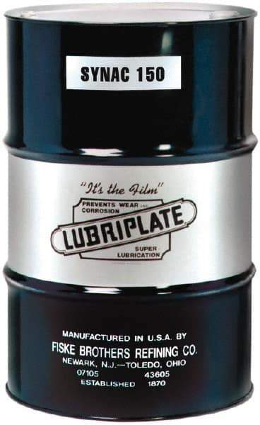 Lubriplate - 55 Gal Drum, ISO 150, SAE 40, Air Compressor Oil - 25°F to 440°, 754 Viscosity (SUS) at 100°F, 71 Viscosity (SUS) at 210°F - All Tool & Supply