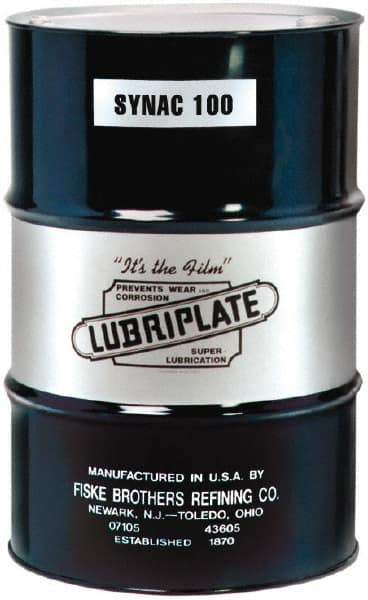 Lubriplate - 55 Gal Drum, ISO 100, SAE 30, Air Compressor Oil - 35°F to 350°, 510 Viscosity (SUS) at 100°F, 60 Viscosity (SUS) at 210°F - All Tool & Supply