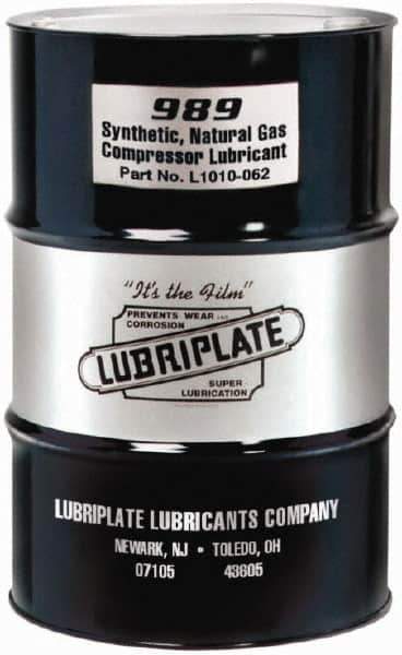 Lubriplate - 55 Gal Drum, ISO 150, SAE 40, Air Compressor Oil - 7°F to 373°, 138 Viscosity (cSt) at 40°C, 24 Viscosity (cSt) at 100°C - All Tool & Supply