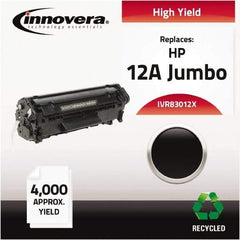 innovera - Black Toner Cartridge - Use with HP LaserJet 1010, 1012, 1015, 1018, 1020, 1022, 3015, 3020, 3030, 3050, 3052, 3055, M1319Fmfp - All Tool & Supply