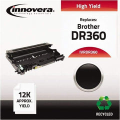 innovera - Black Drum Unit - Use with Brother DCP-7030, 7040, HL-2140, 2150N, 2170W, MFC-7320, 7340, 7345N, 7440N, 7840W - All Tool & Supply