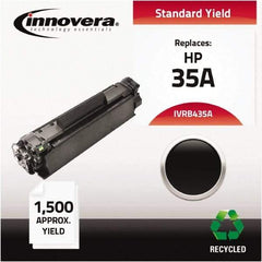 innovera - Black Toner Cartridge - Use with HP LaserJet P1002, P1003, P1004, P1005, P1006 - All Tool & Supply