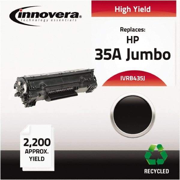 innovera - Black Toner Cartridge - Use with HP LaserJet P1002, P1003, P1004, P1005, P1006, P1009 - All Tool & Supply