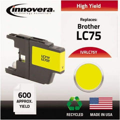 innovera - Yellow Inkjet Printer Cartridge - Use with Brother MFC-J6510DW, MFC-J6710DW, MFC-J6910DW, MFC-J825DW, MFC-J835DW - All Tool & Supply